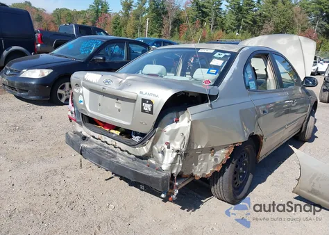 2003 Hyundai Elantra Gls/Gt из США, поврежденный, VIN KMHDN45D03U474254